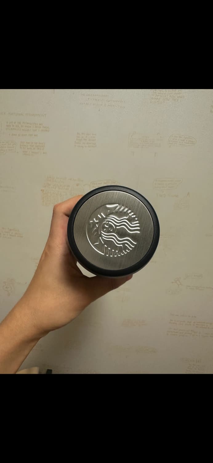 스타벅스 x 프라그먼트 커브드 스테인리스 블랙 보틀 355ml 상품이미지7