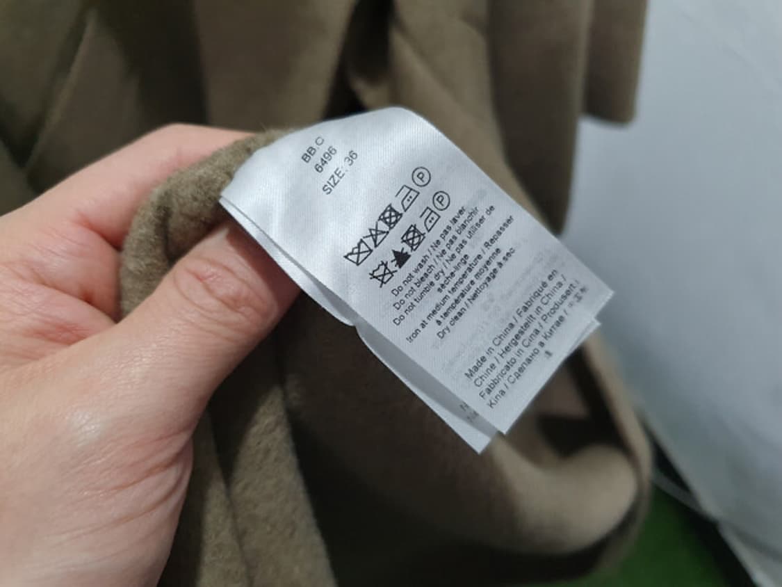 GANNI 가니 울 롱코트 36 #524J 상품이미지8