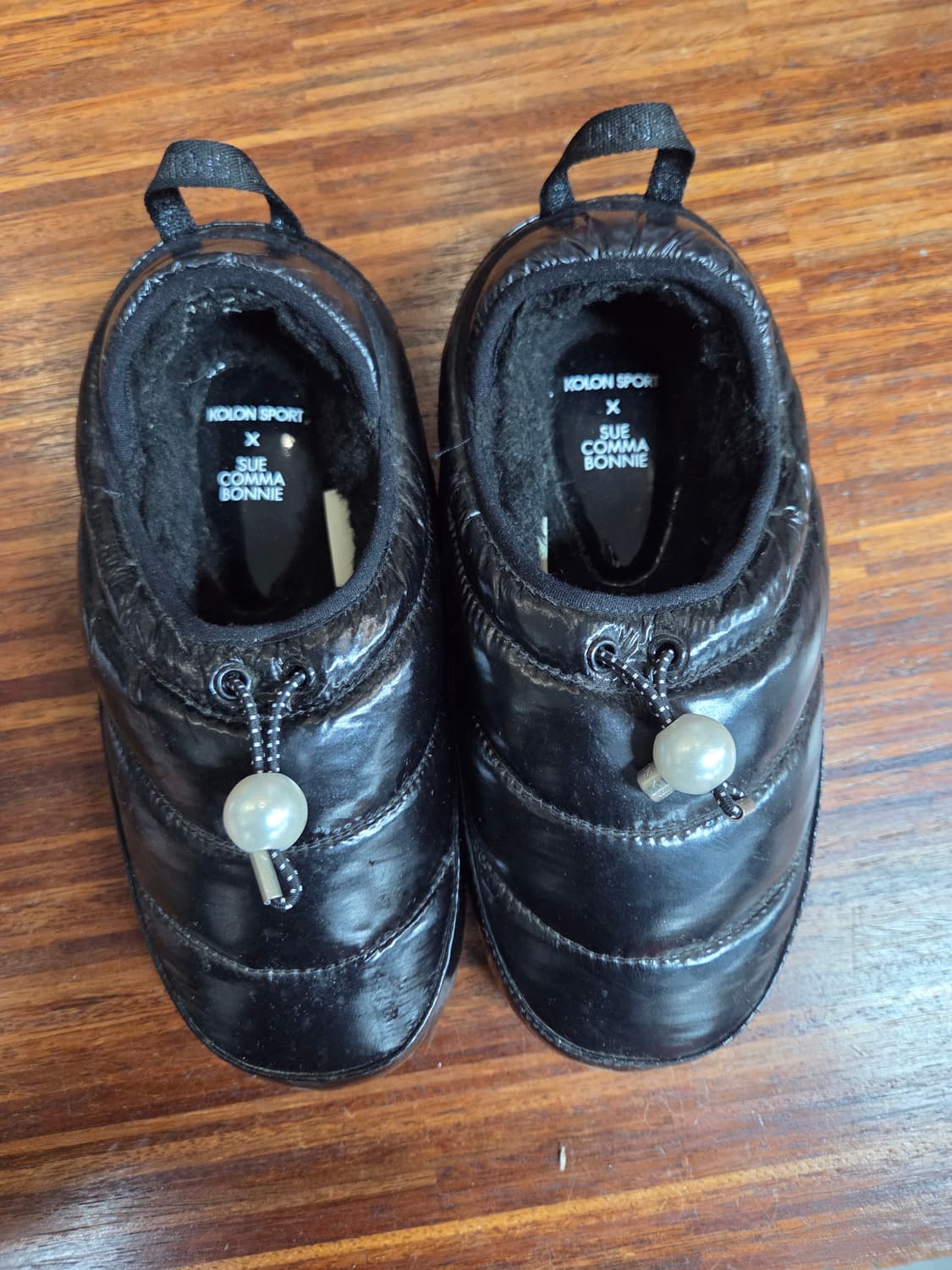 슈콤마보니 코오롱스포츠 패딩 뮬 슈즈 230 상품이미지2