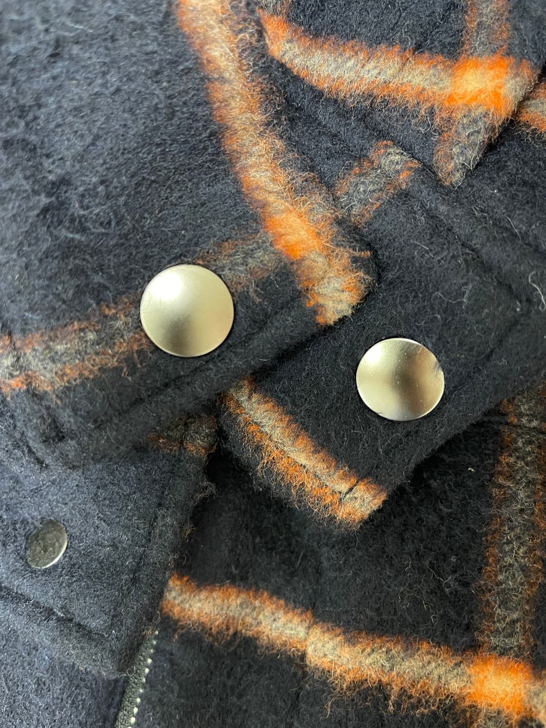 솔리드옴므 체크 셔츠 자켓 상품이미지3