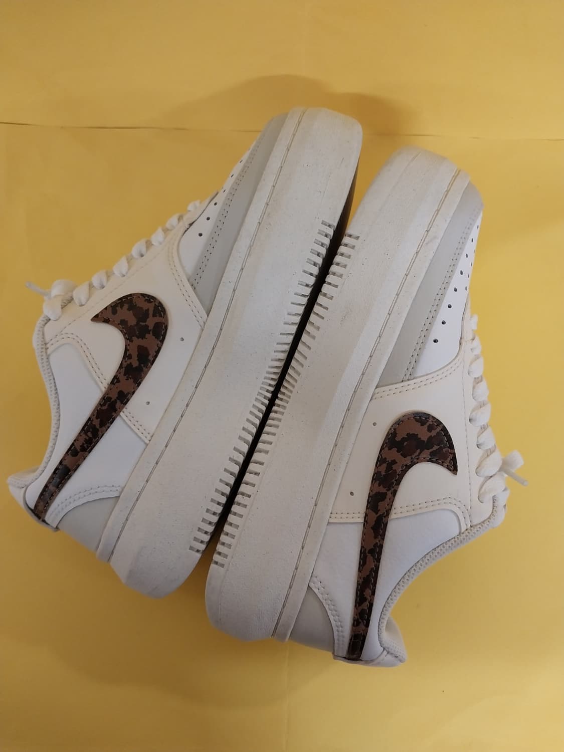 여성 나이키 코트 비전 알타 레더 레오파드 운동화 (240) 상품이미지7