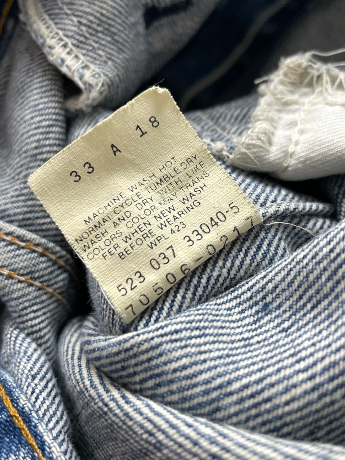 리바이스 미제 3세대 데님 트러커 자켓 상품이미지9