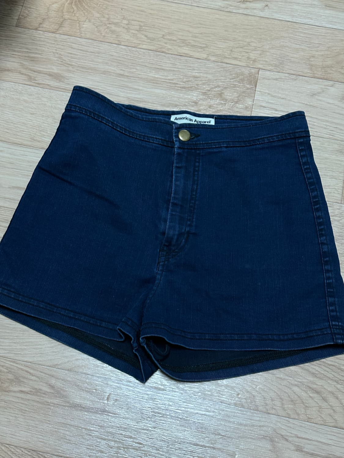 아메리칸어패럴 AA 데님 숏팬츠 진청 M 상품이미지1