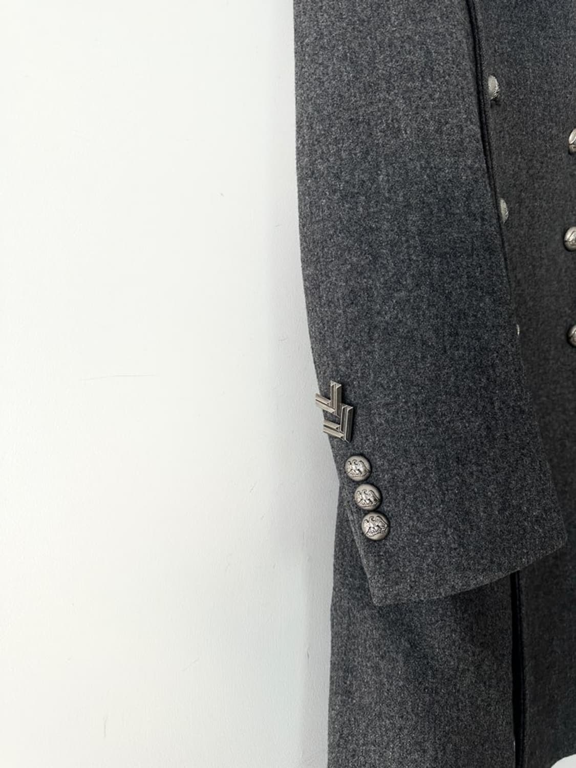 SYSTEM double high neck coat / grey 상품이미지3