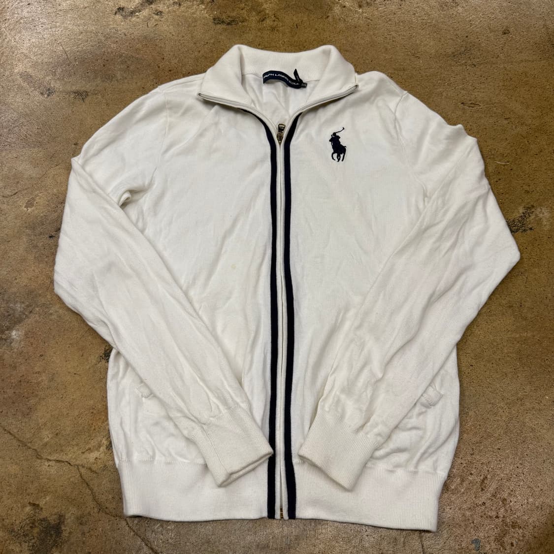 폴로 랄프로렌 화이트 빅포니 집업 상품이미지2