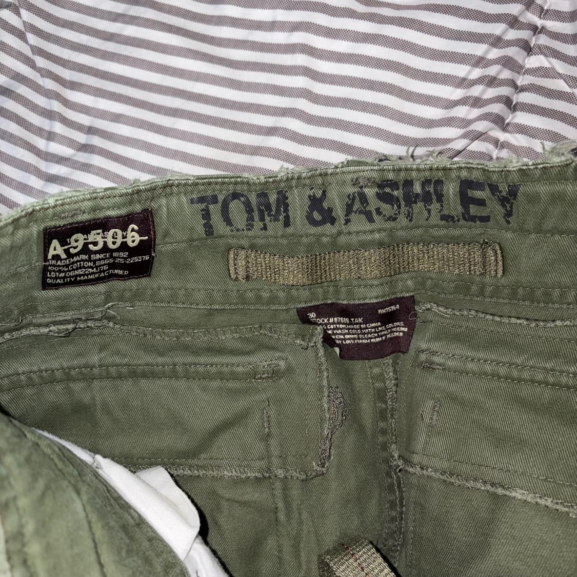 빈티지 Tom & Ashley 카고 반바지 하프팬츠 상품이미지3