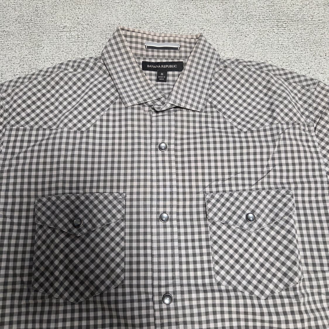 Banana Republic 웨스턴 반팔 셔츠 L(100) 상품이미지3