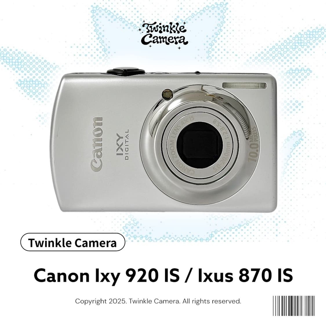 (세은💗) Canon ixy 캐논 익시 920IS (익서스 870) 상품이미지1