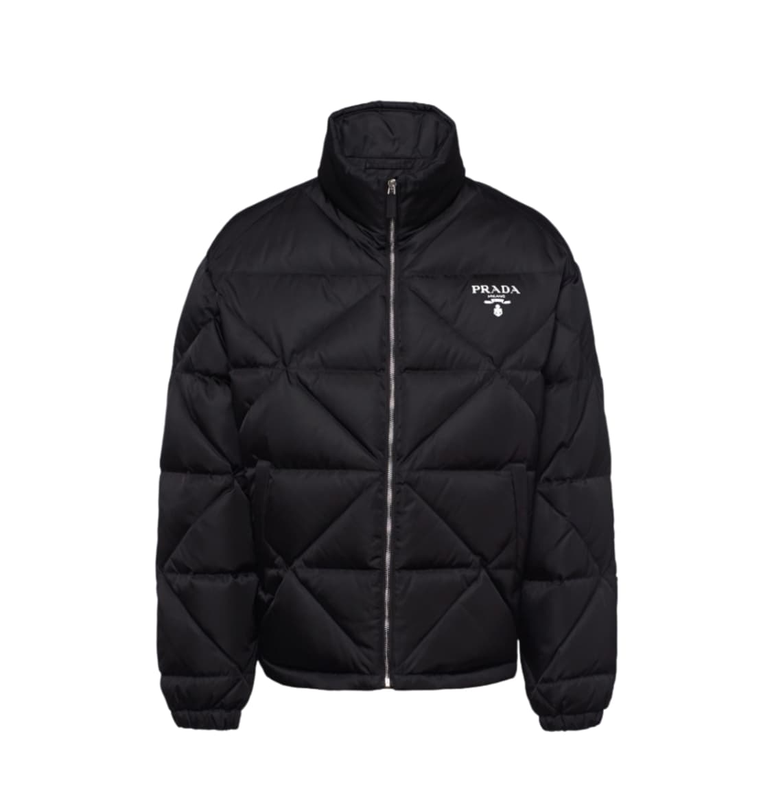 [XL] 프라다 리나일론 퀄팅 패딩 블랙(SGB803) 상품이미지1