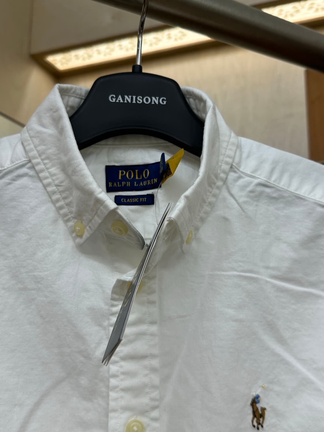 폴로 랄프로렌 클래식핏 옥스포드 셔츠 화이트 - 우먼 2사이즈 상품이미지3