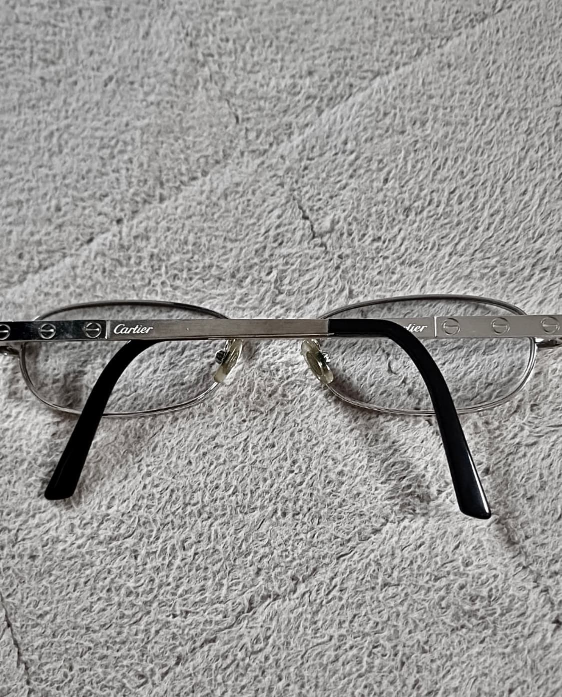 까르띠에 love 반무테 은색 안경 긱시크 빈티지 상품이미지1
