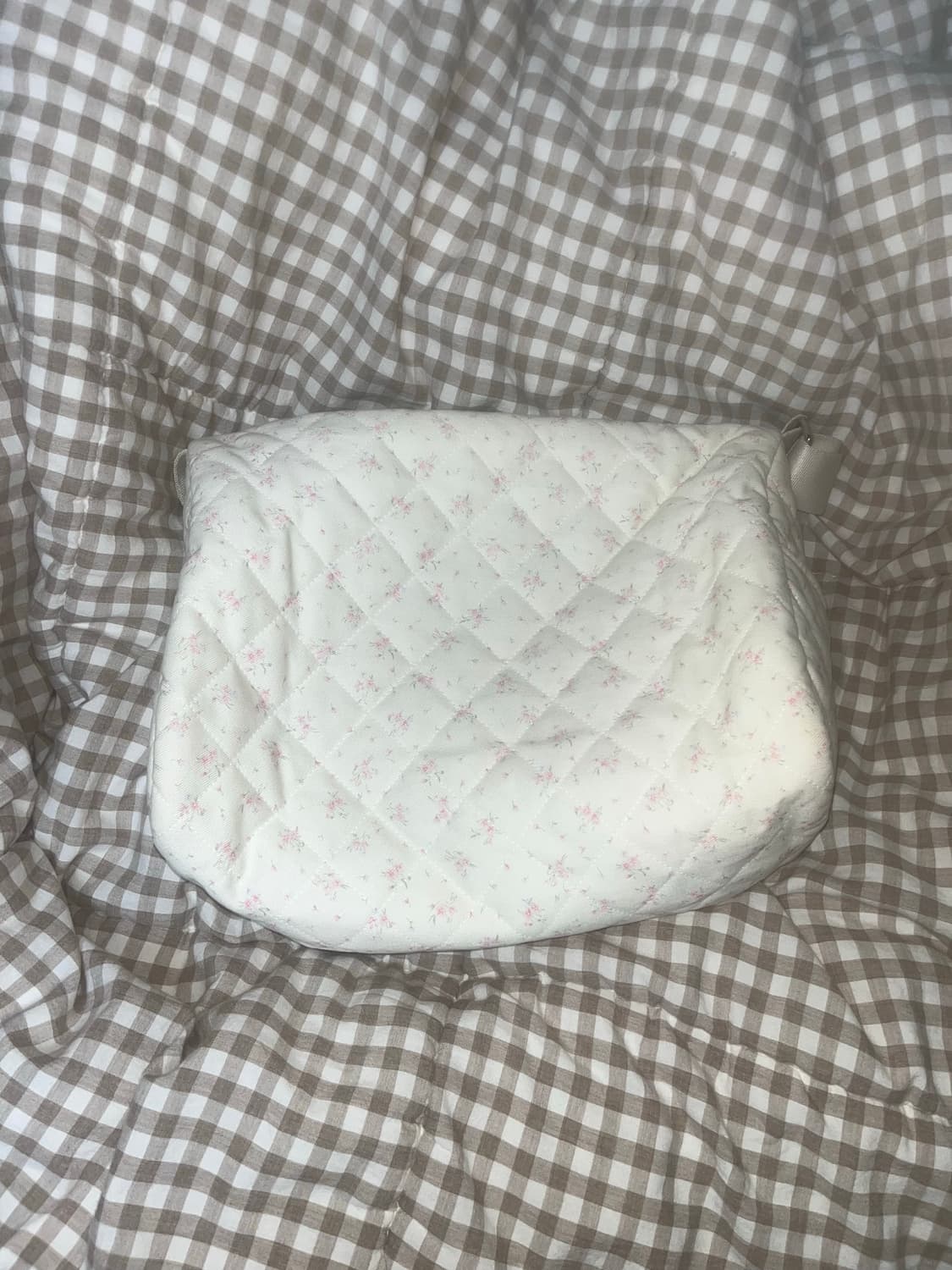 오부니 잔꽃 모리걸 퀼팅 더플백 상품이미지2