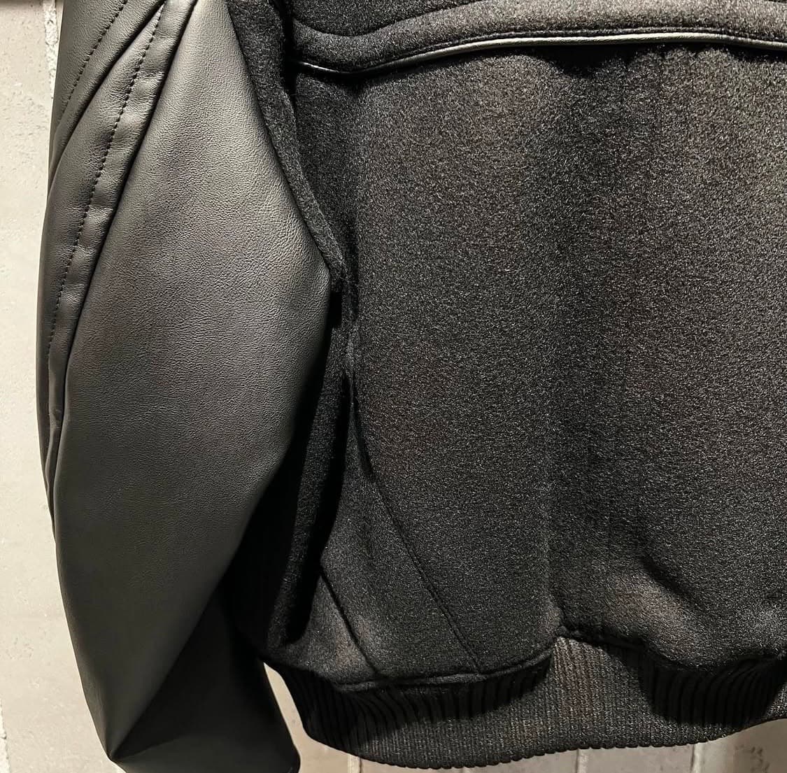 송지오 펠트 바시티 자켓 상품이미지4