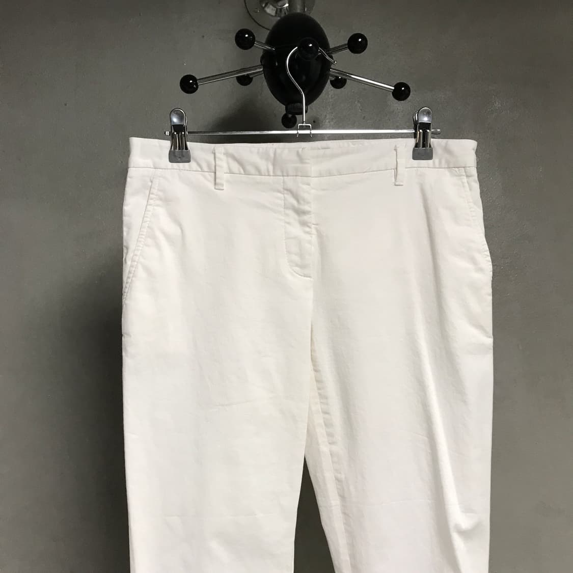 프라다 코튼 팬츠 화이트 42(W) 상품이미지2