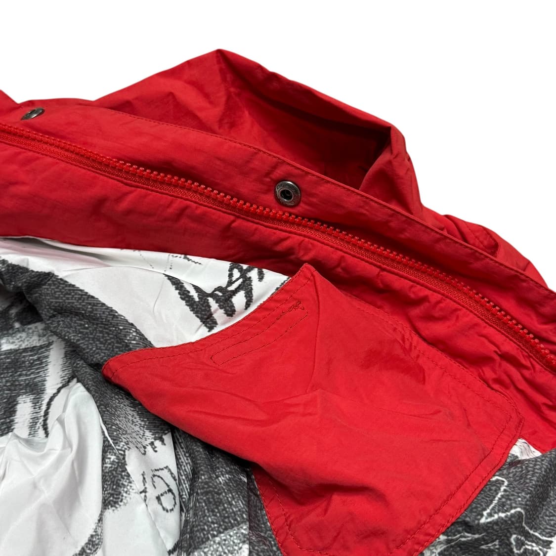 스투시 Authenticated Gear 마운틴 자켓 레드 XL 상품이미지5