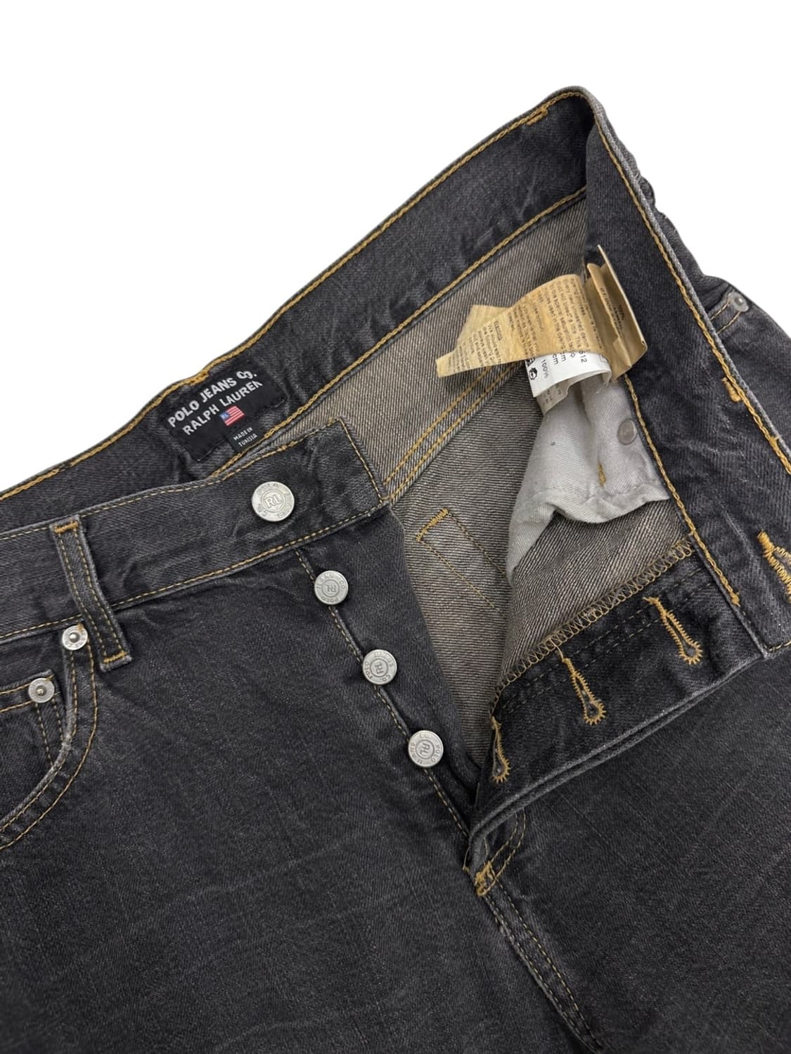 00s 폴로 랄프로렌 흑청 데님팬츠 (30) 상품이미지4