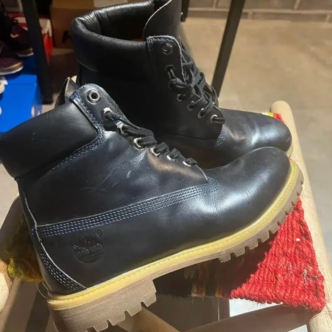 팀버랜드 6인치 부츠 네이비 280 285 290 상품이미지1