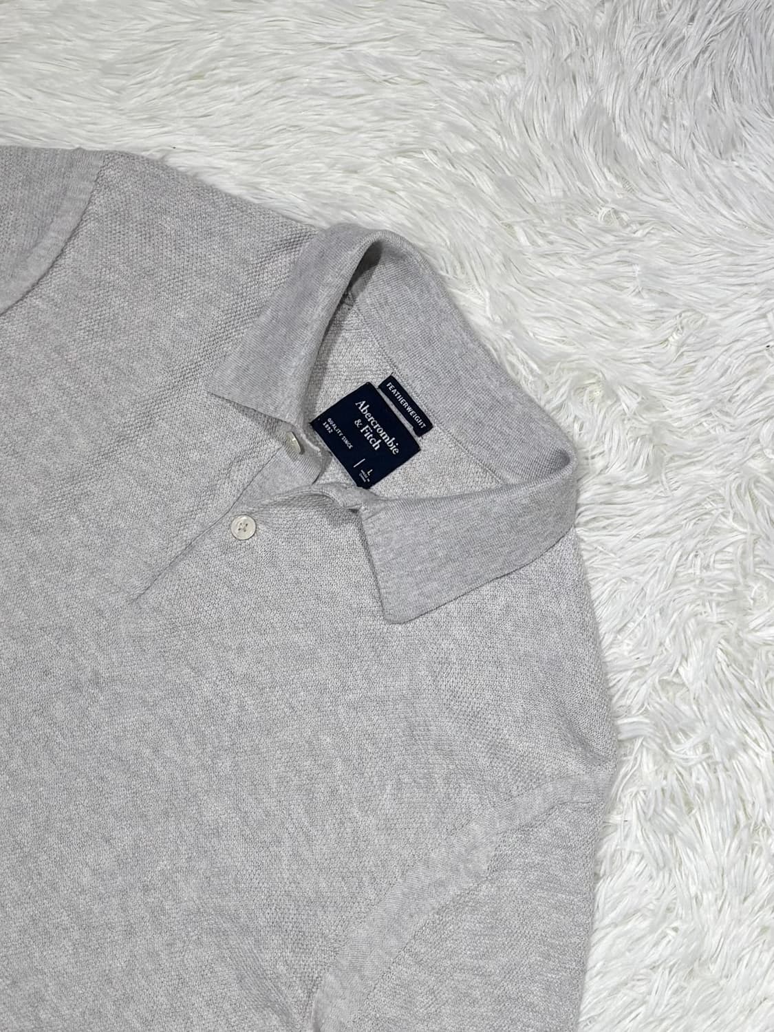 아베크롬비 캐시미어 혼방 니트 반팔 상품이미지4