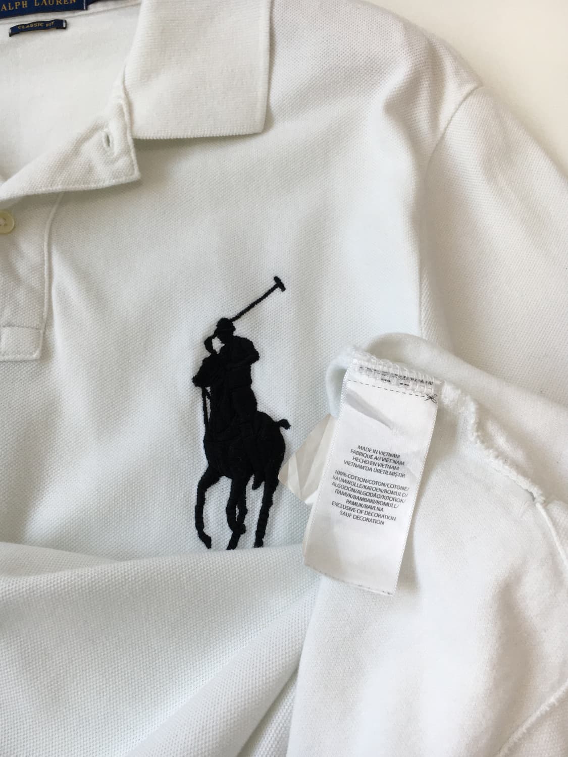 Polo 폴로 랄프로렌 빅포니 화이트 PK셔츠  상품이미지8