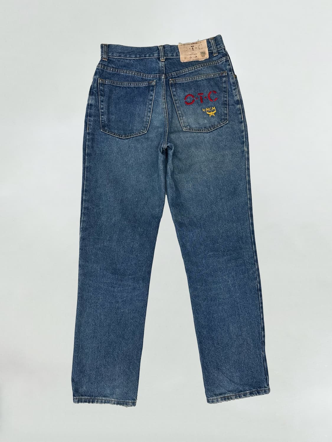 MCM O.T.C 엠씨엠 자수 디테일 이태리 진 데님 청바지  상품이미지1