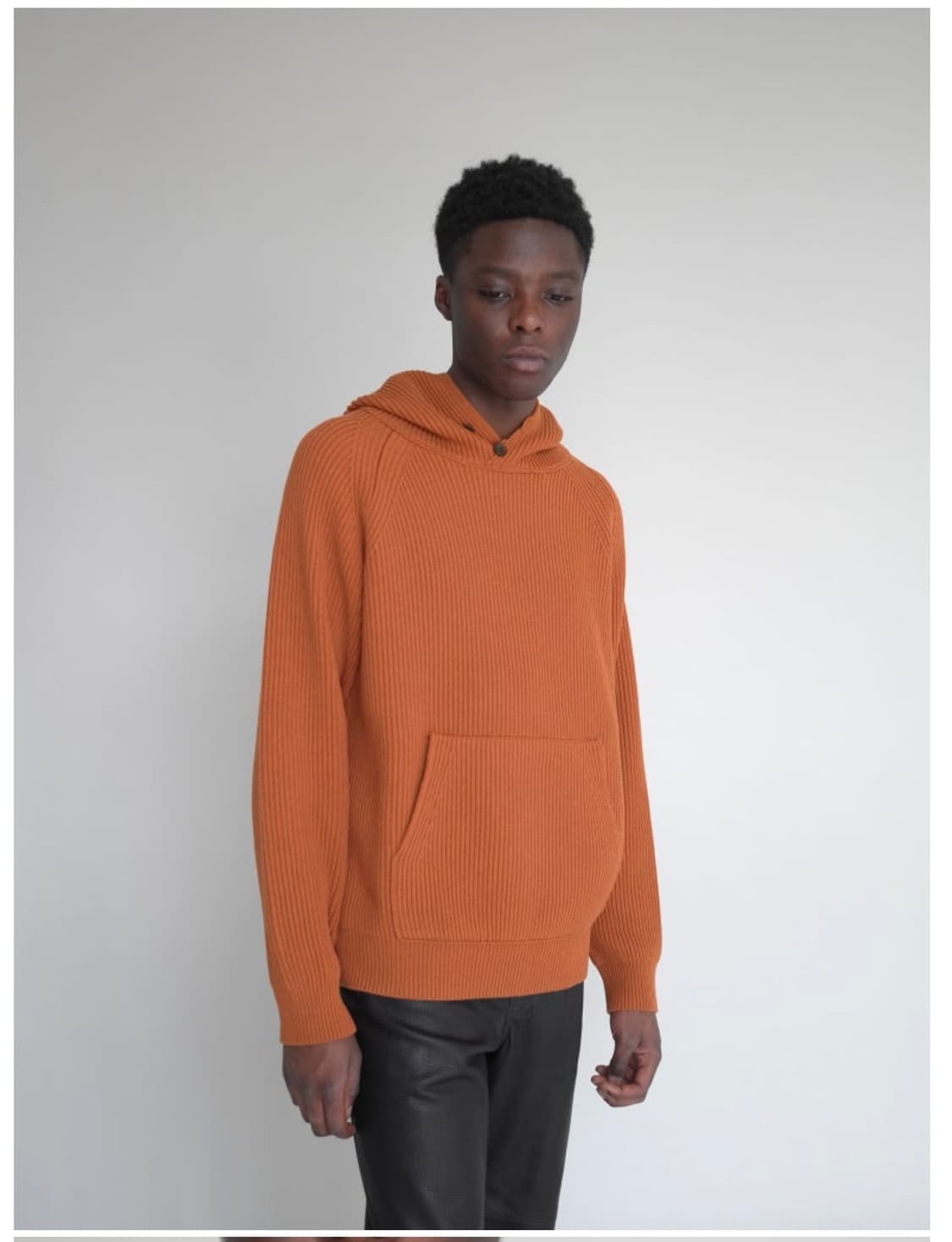 오라리 수퍼파인 울 립니트후드 4사이즈 상품이미지2