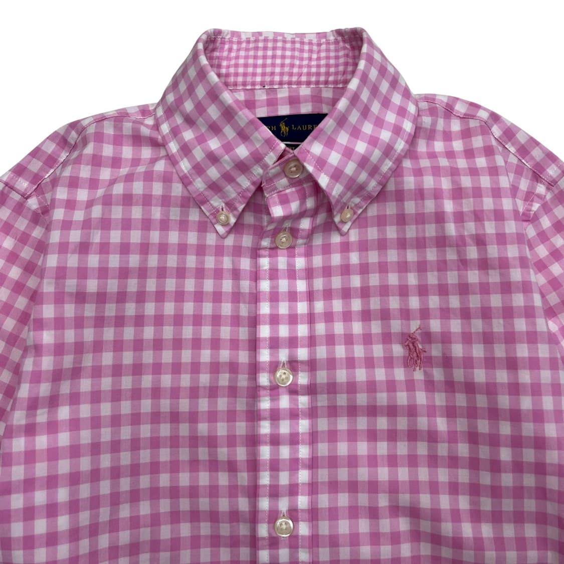 폴로 랄프로렌 딸기우유맛포니 연핑크 체크셔츠 0 상품이미지5
