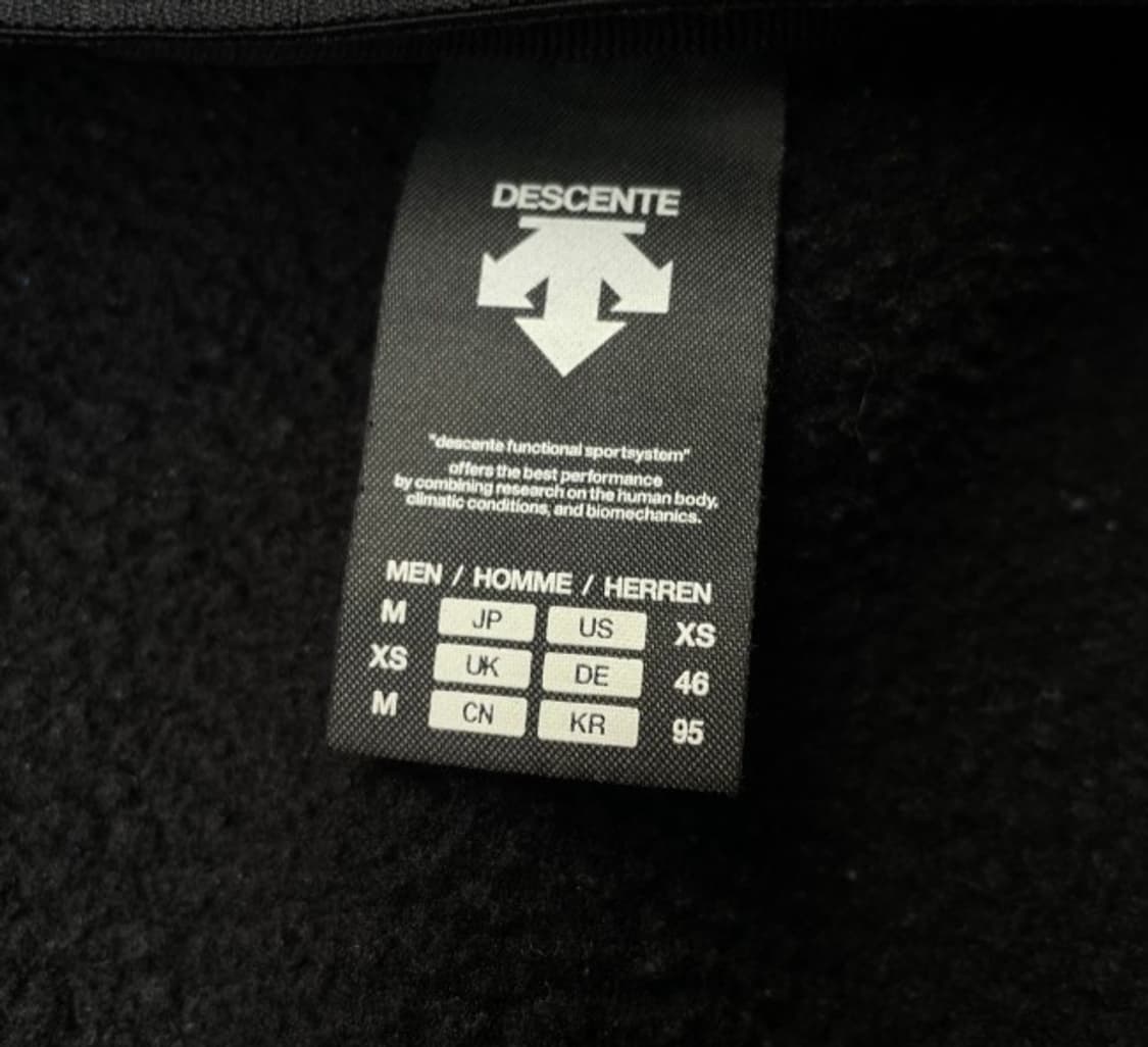 데상트 아우디 후리스 플리스 자켓 95/M 상품이미지3