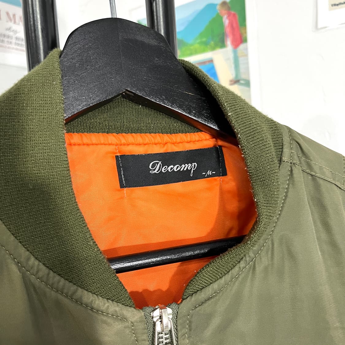 패치 디테일 항공점퍼 상품이미지4