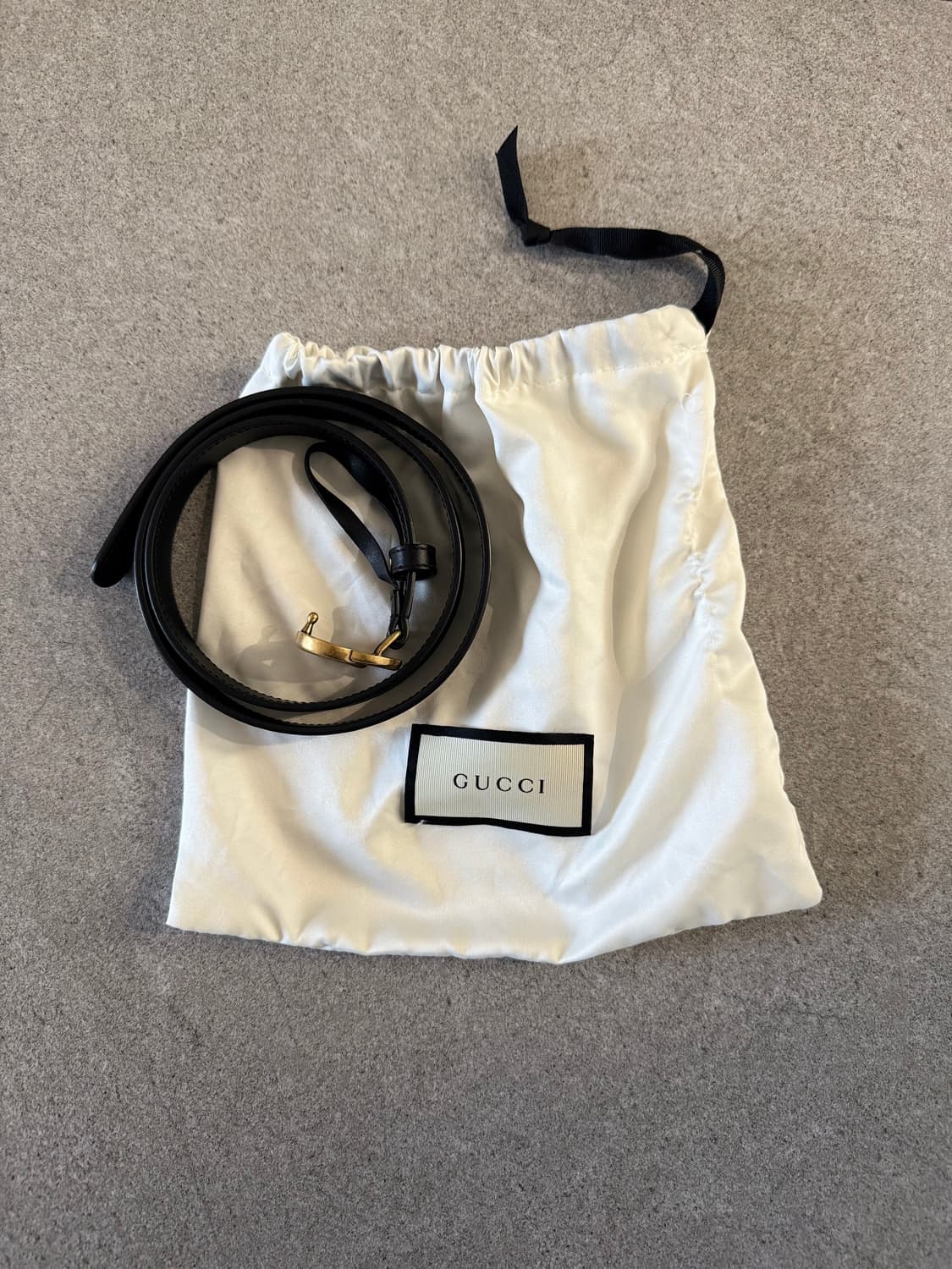 여성 구찌 마몽 씬 벨트 상품이미지2