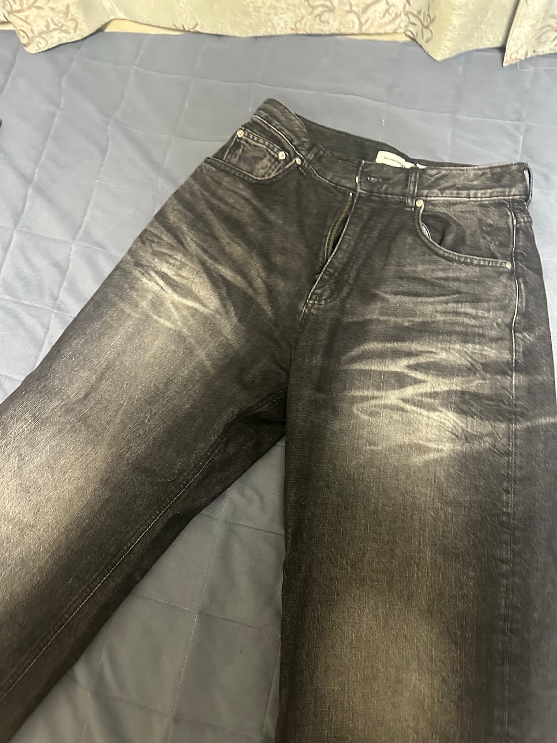 브랜디드 흑청 데님 상품이미지1