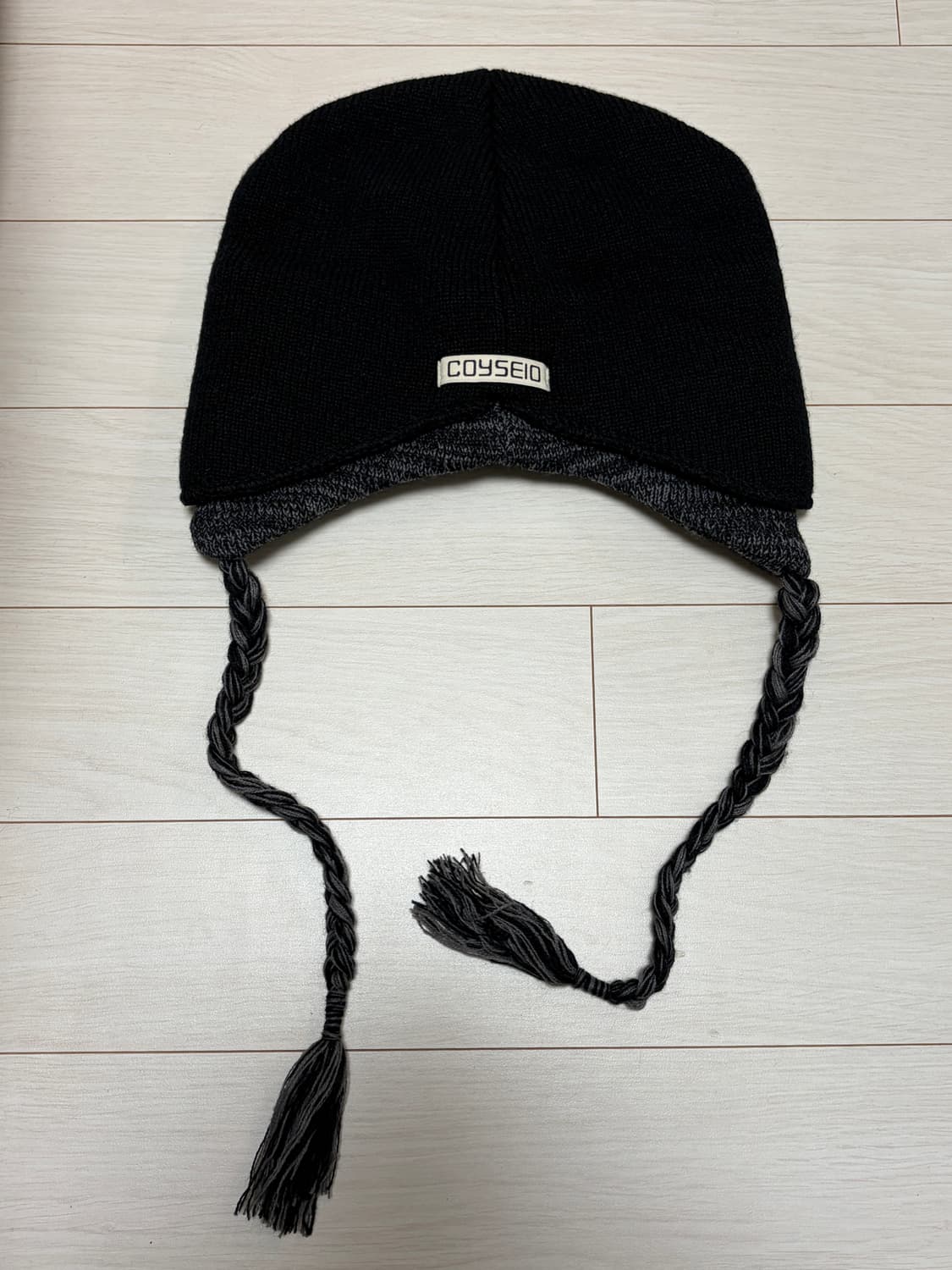 코이세이오 더블 트루퍼 비니 블랙 상품이미지3