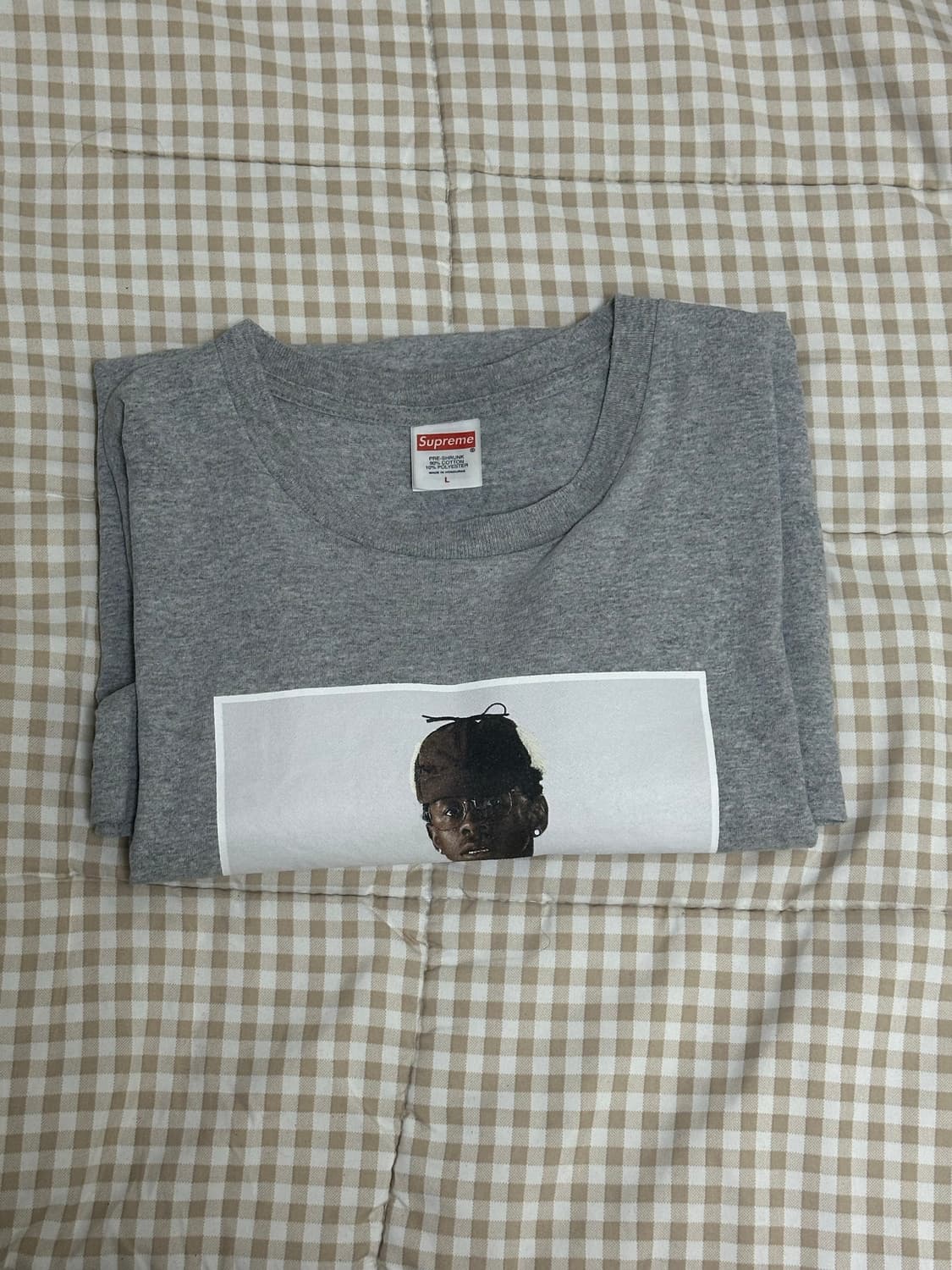 L사이즈 슈프림 타일러 티셔츠 그레이 상품이미지2