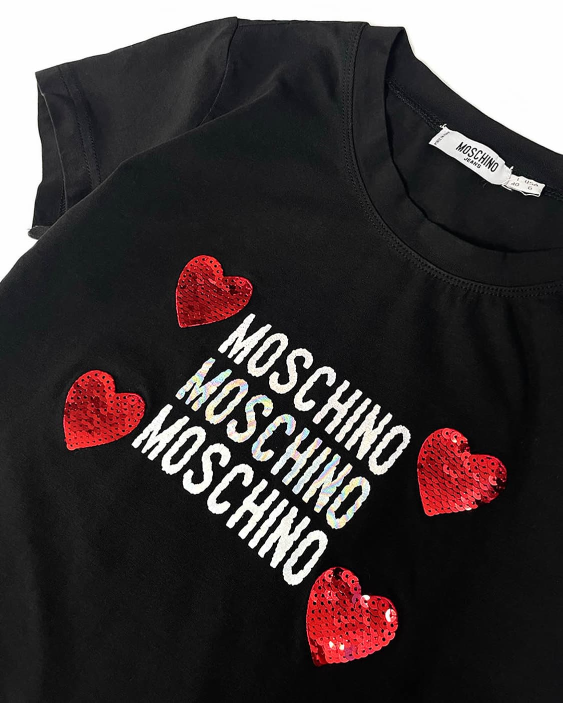 moschino 스펭글 티셔츠 상품이미지5
