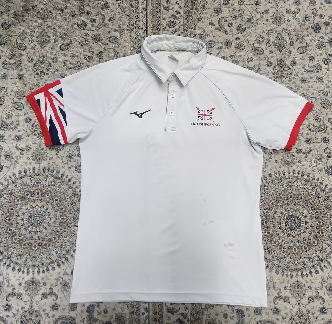 미즈노 브리티쉬 로잉 반팔 폴로티셔츠 L 상품이미지1