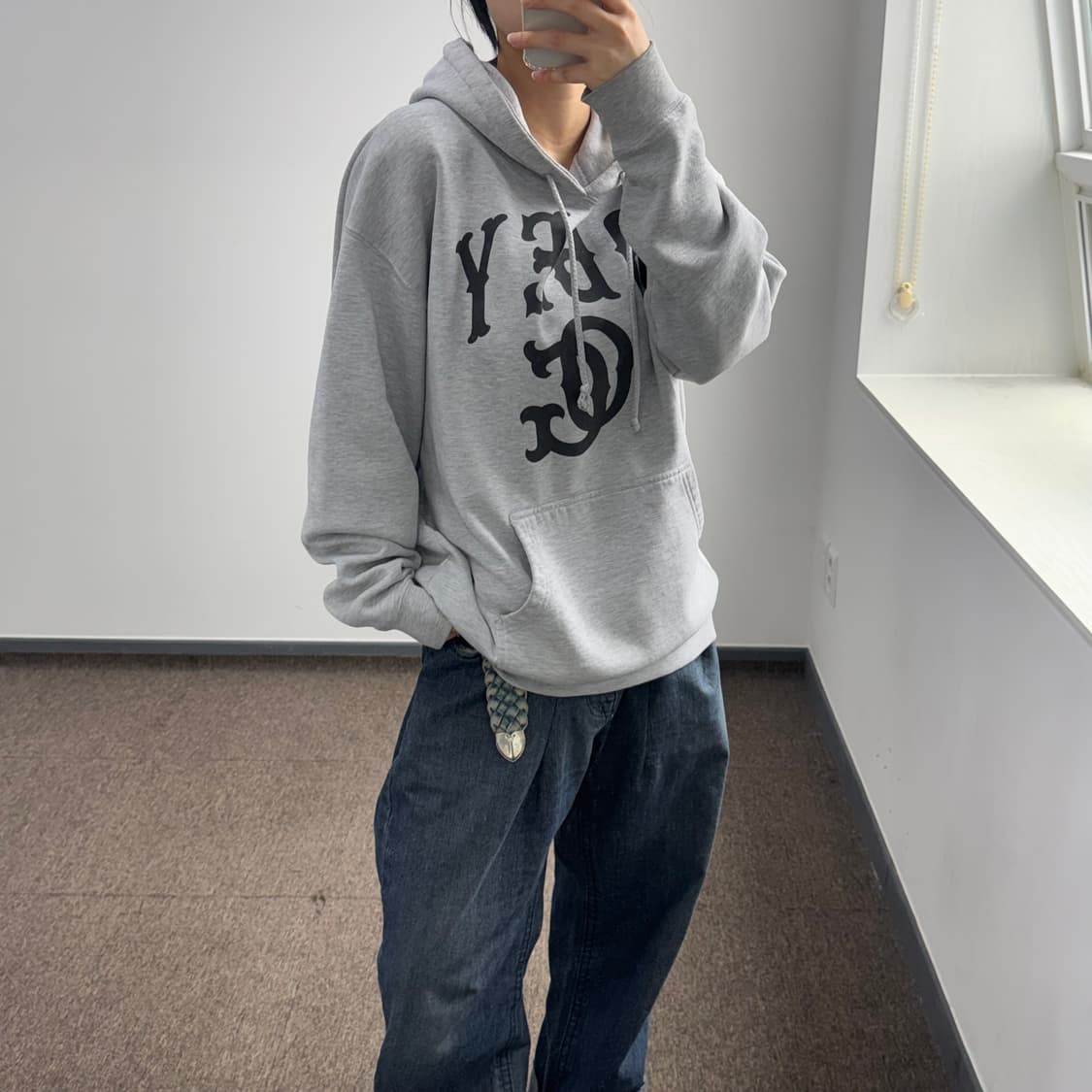 Obey 오베이 그레이 후드티 상품이미지2