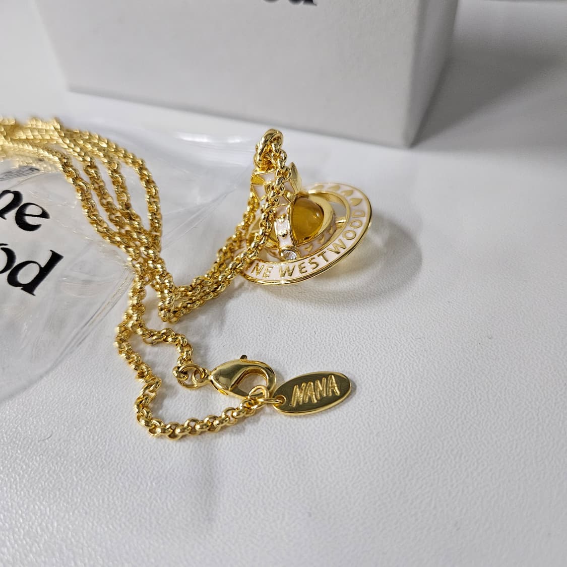 비비안웨스트우드 나나 콜라보 orb 목걸이 스몰 사이즈 상품이미지2