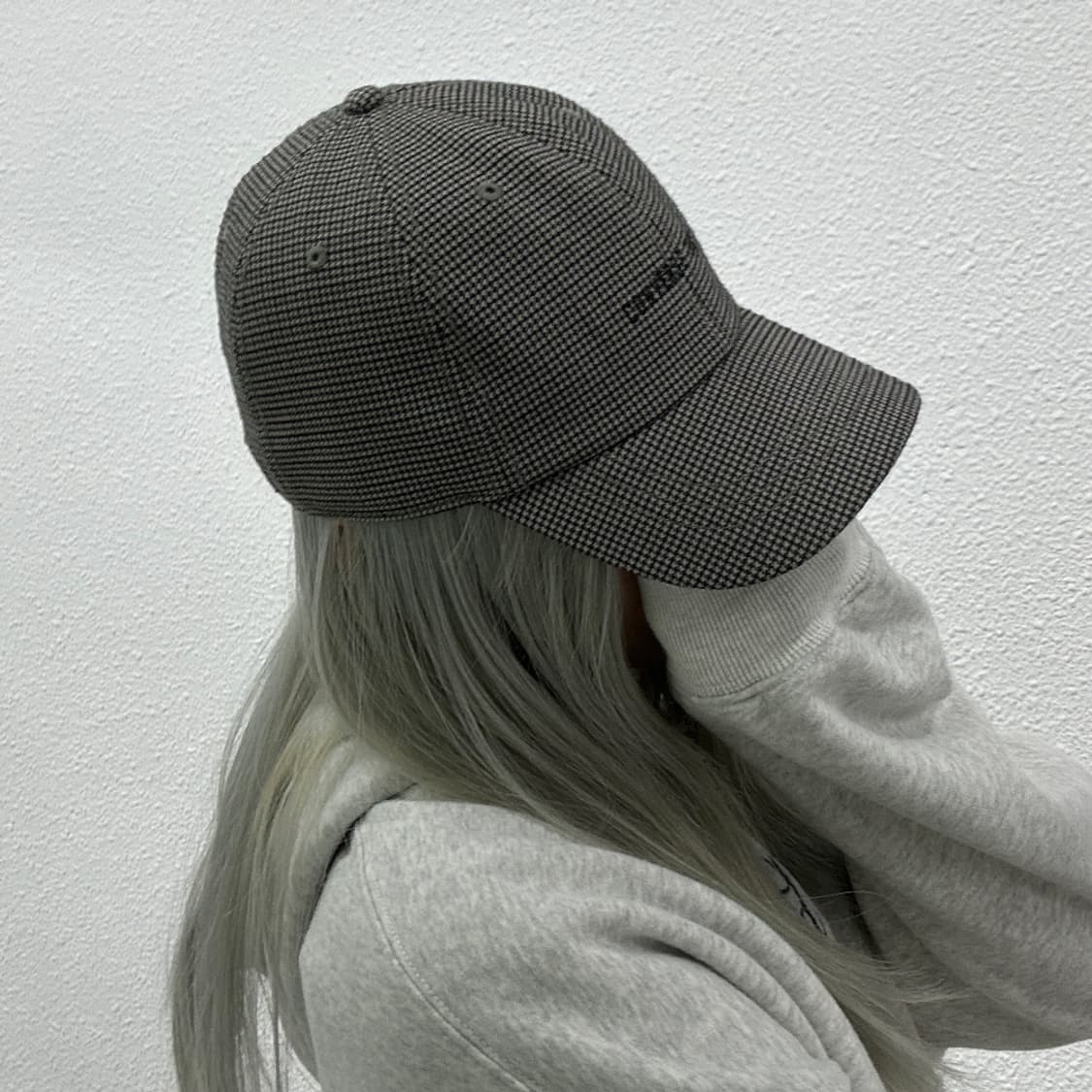 컨버스 도쿄 재비체크 블랙 볼캡 상품이미지2