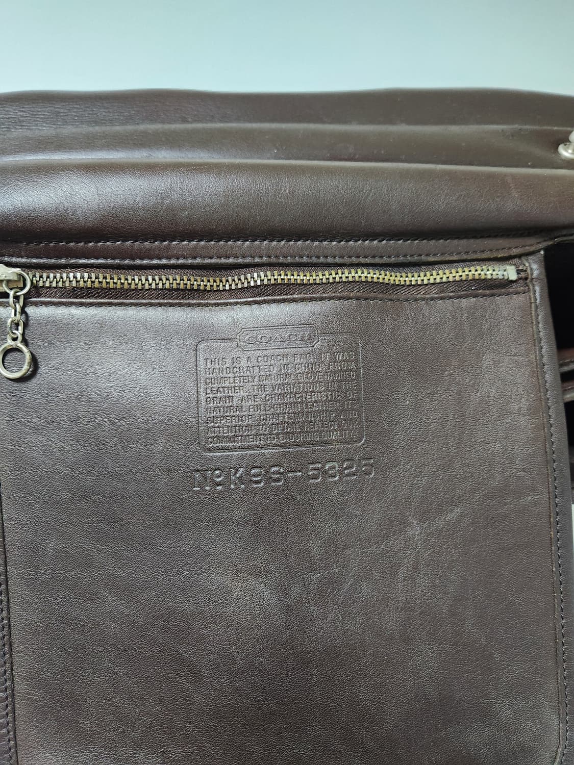 90's 올드 코치 레더 브리프 케이스 상품이미지7