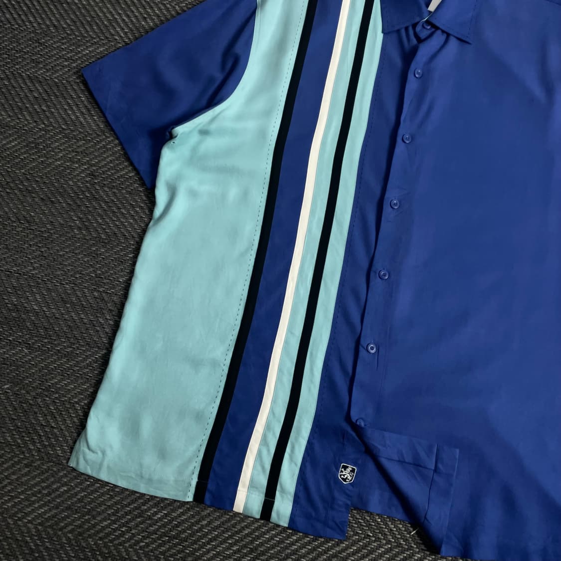 USA 빈티지 쿠바 박시핏 반팔 셔츠o 3903 상품이미지3