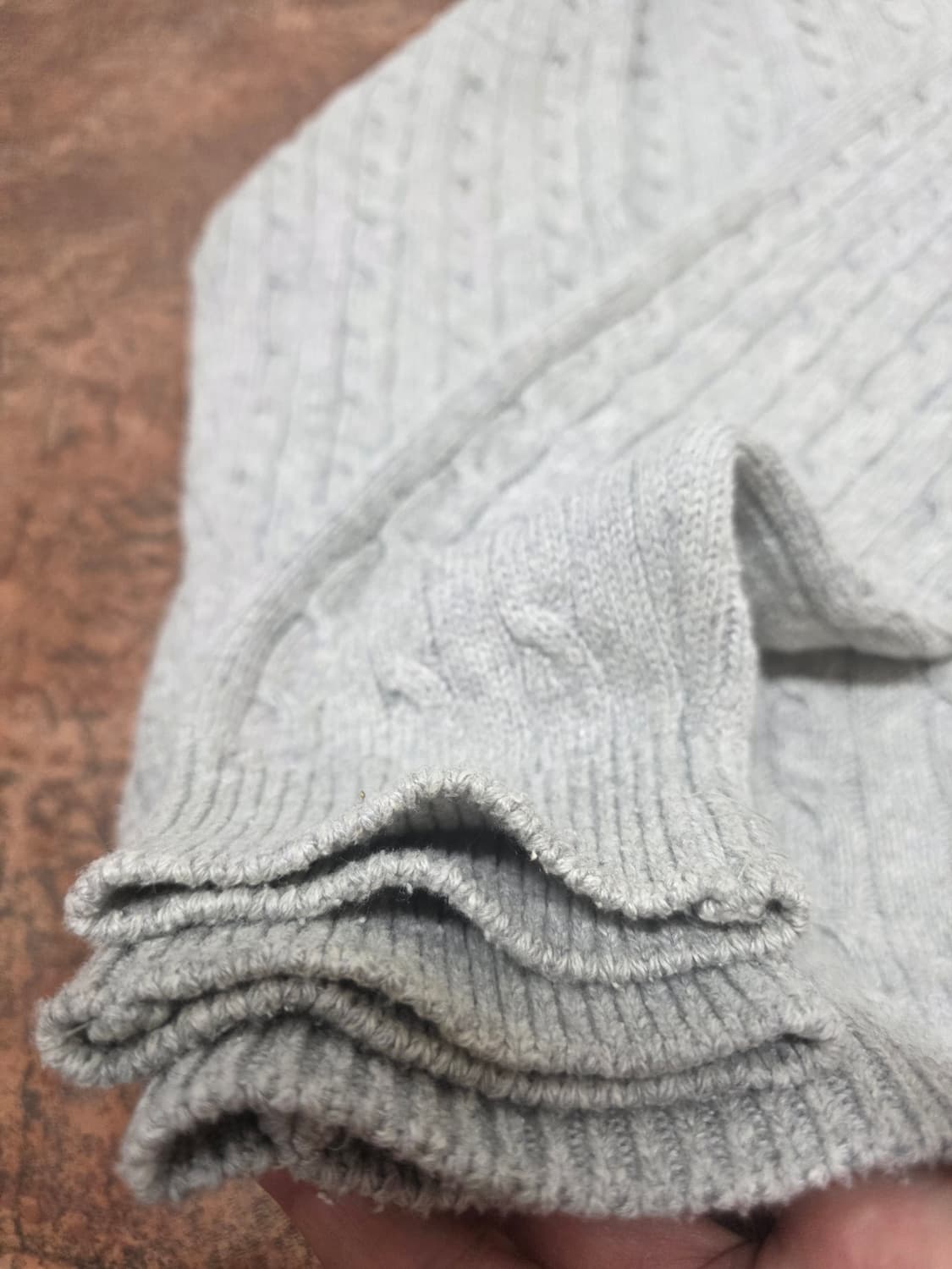 테이크이지 오버핏 케이블 니트 M 상품이미지5