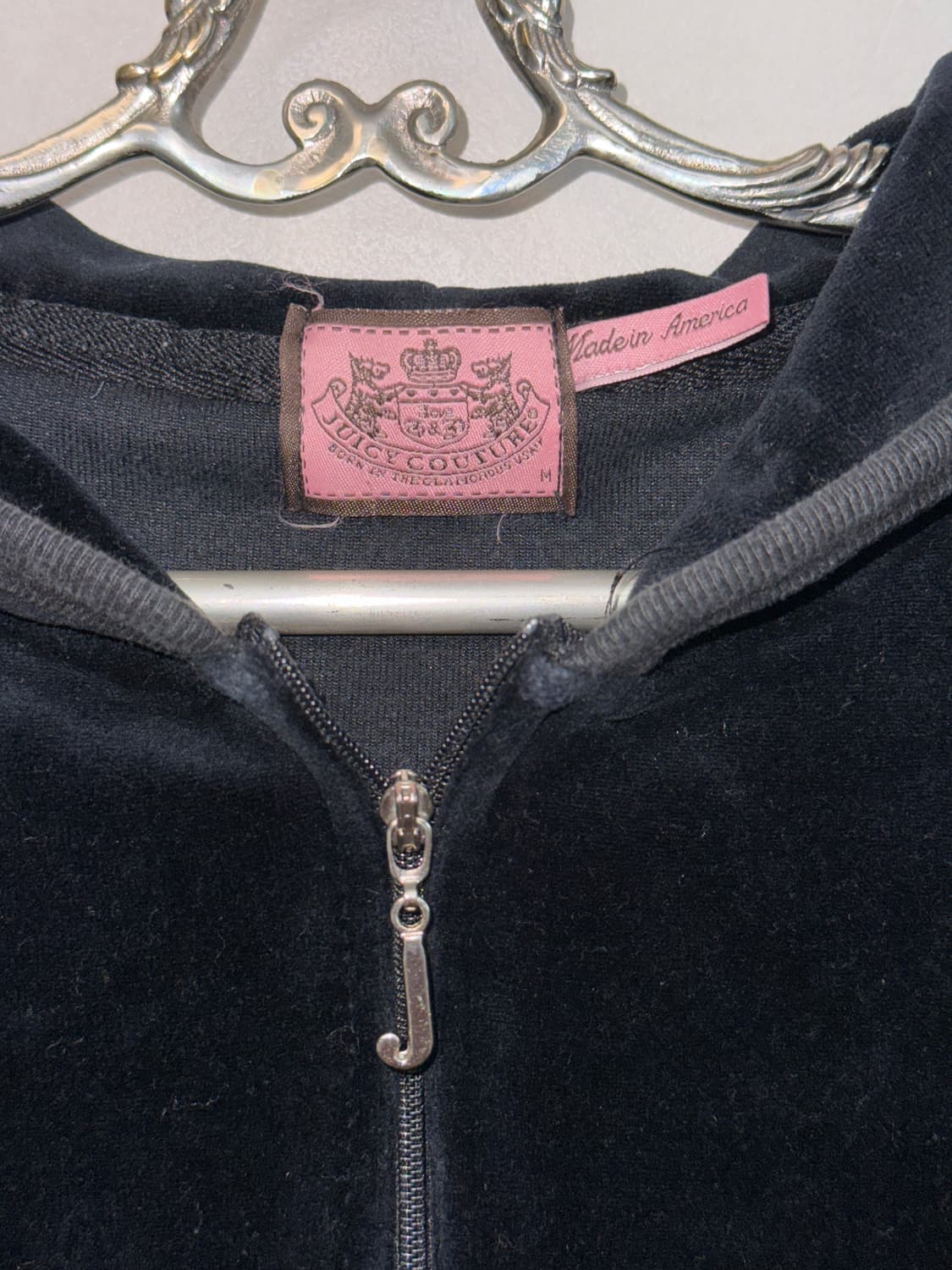 Juicy Couture black peace mandala 벨벳후드집업 상품이미지5