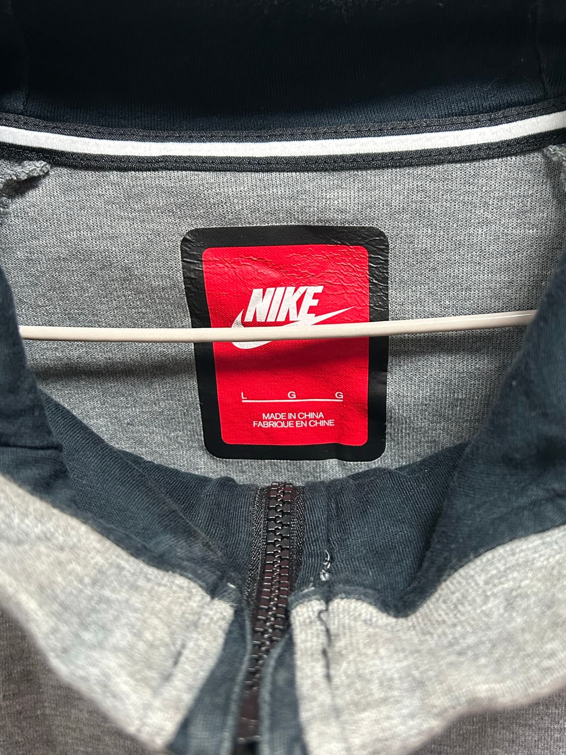 나이키 테크 플리스 후드집업 L 회색 상품이미지2