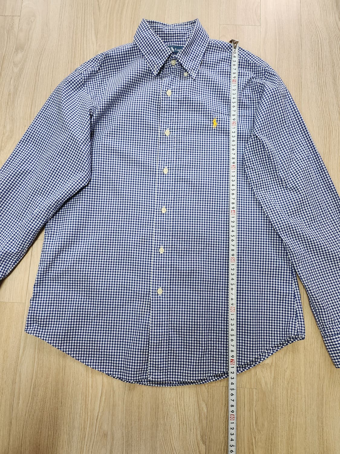 폴로랄프로렌 깅엄체크셔츠 (M 상품이미지4