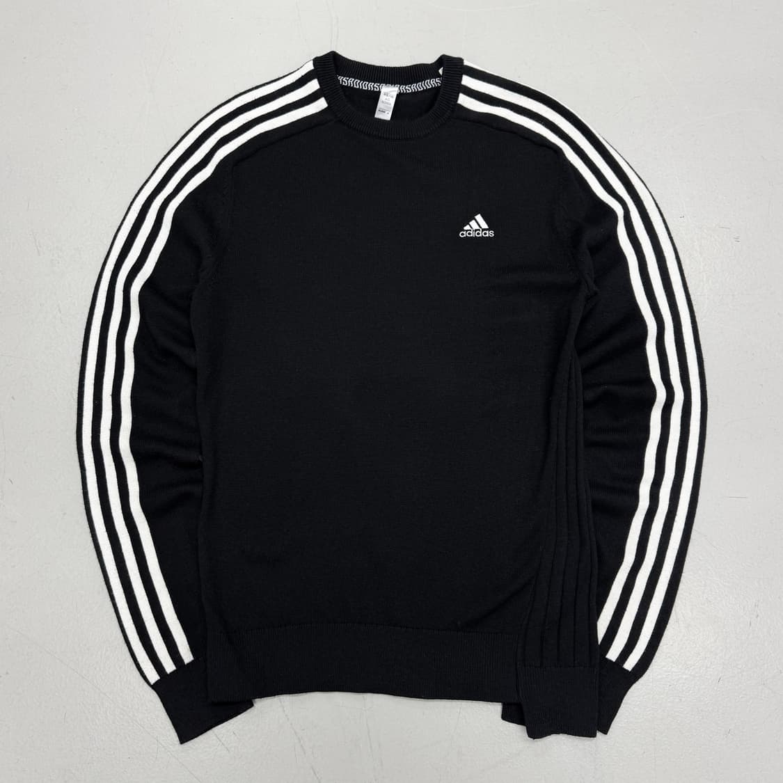 아디다스 삼선 니트 블랙 상품이미지2
