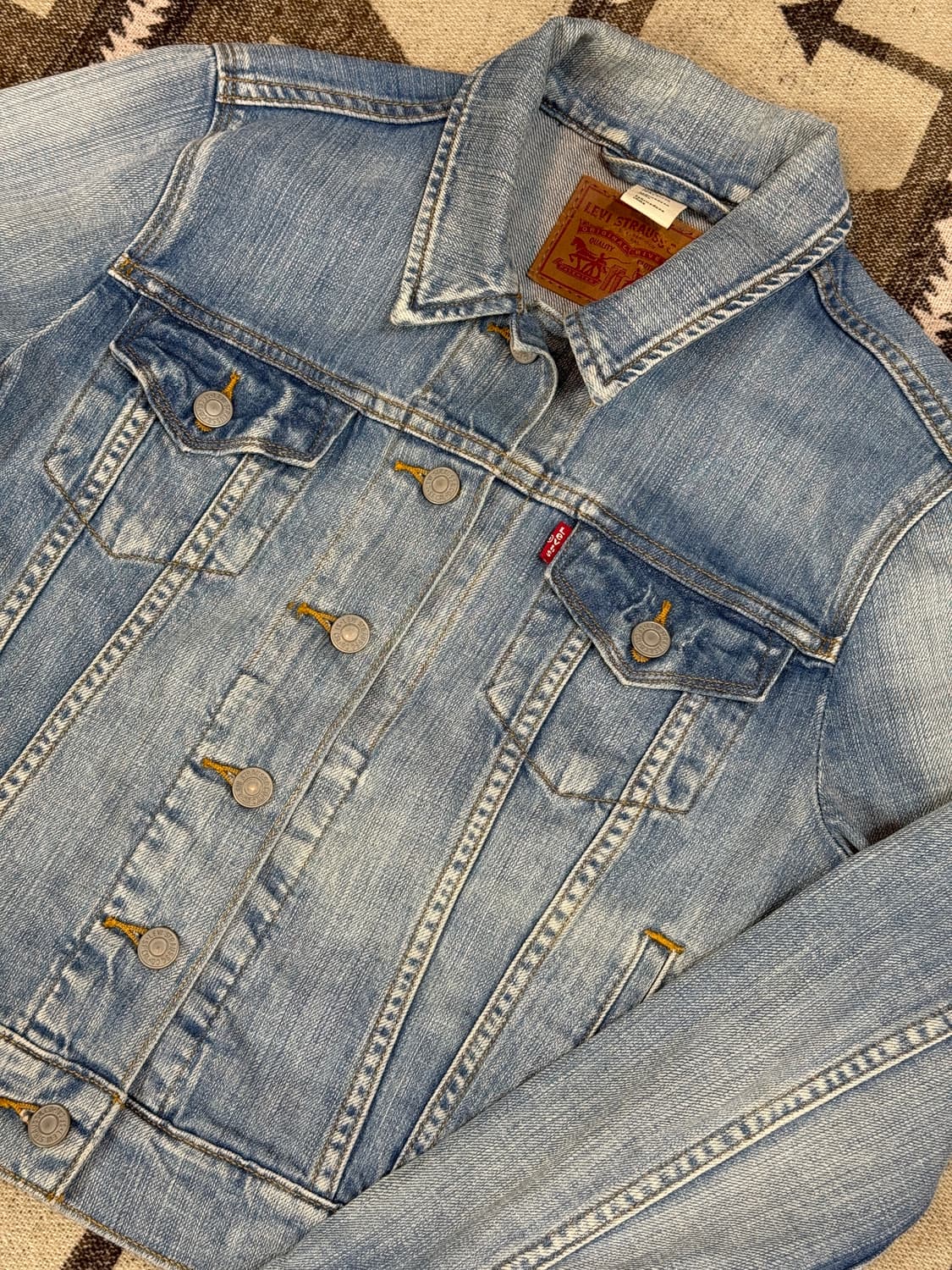 Levi’s 세미 크롭 데님 트러커 자켓 상품이미지6