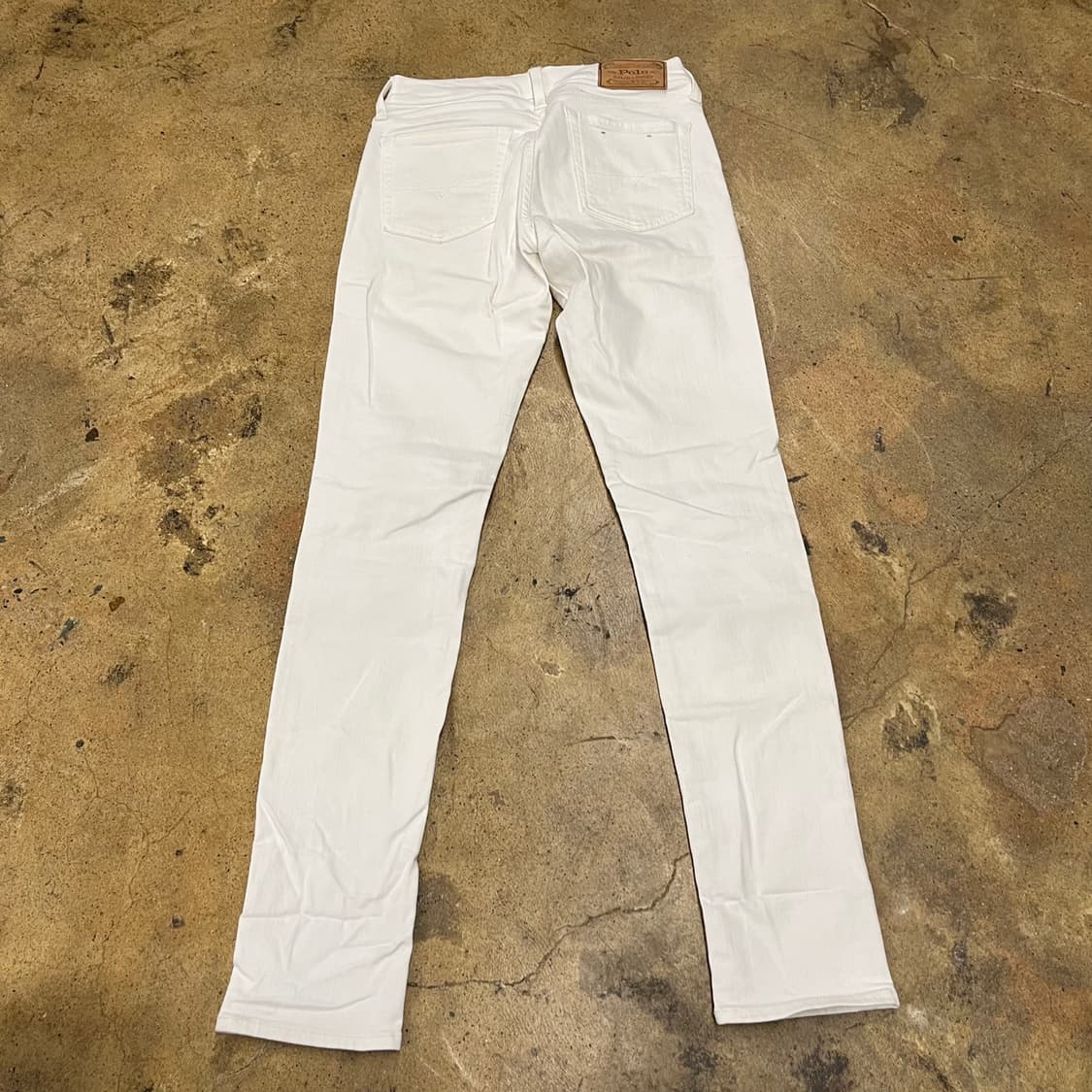 [정품] 폴로 랄프로렌 화이트 데님 바지 b18 상품이미지3
