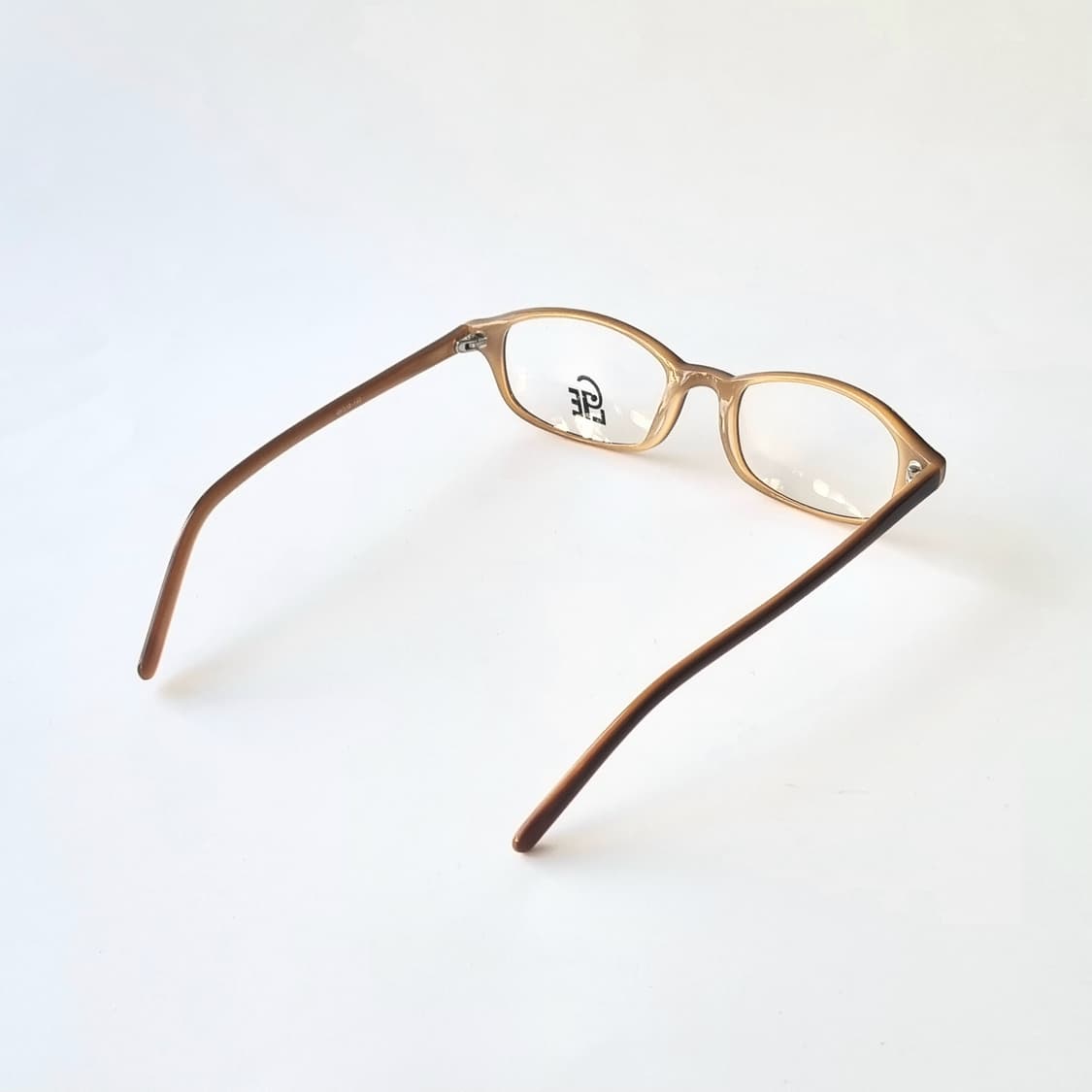 데드스탁  뿔테 스퀘어 light 브라운 안경테 1324 상품이미지8