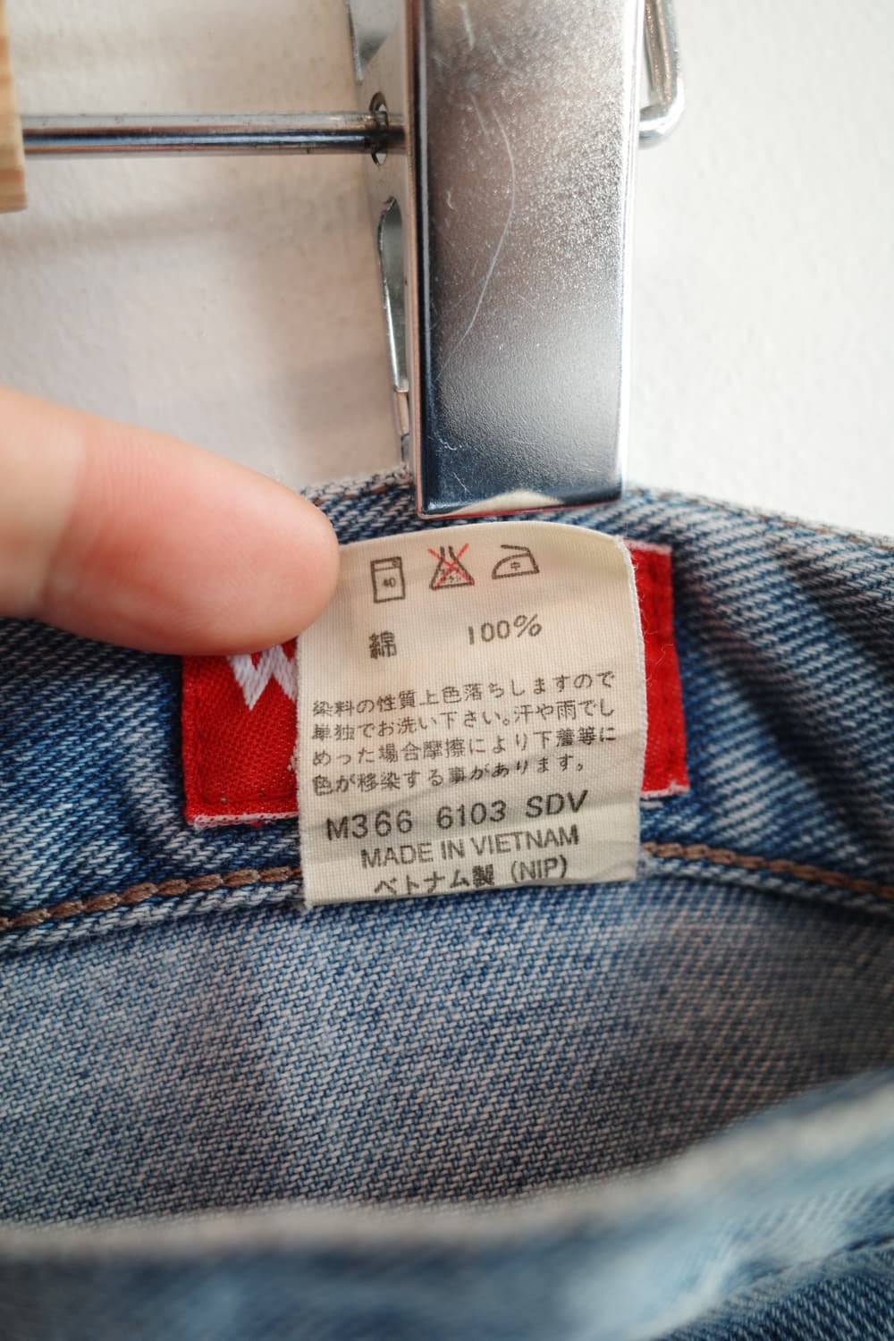 Wrangler 랭글러 연청 데님팬츠 (34인치) 상품이미지4