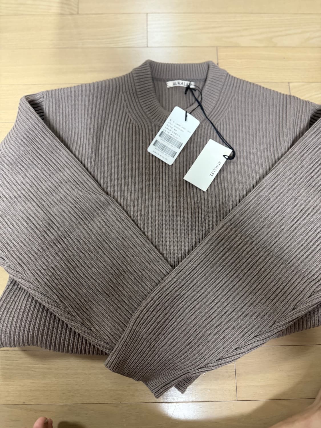 오라리 슈퍼 파인 울 립니트 상품이미지3