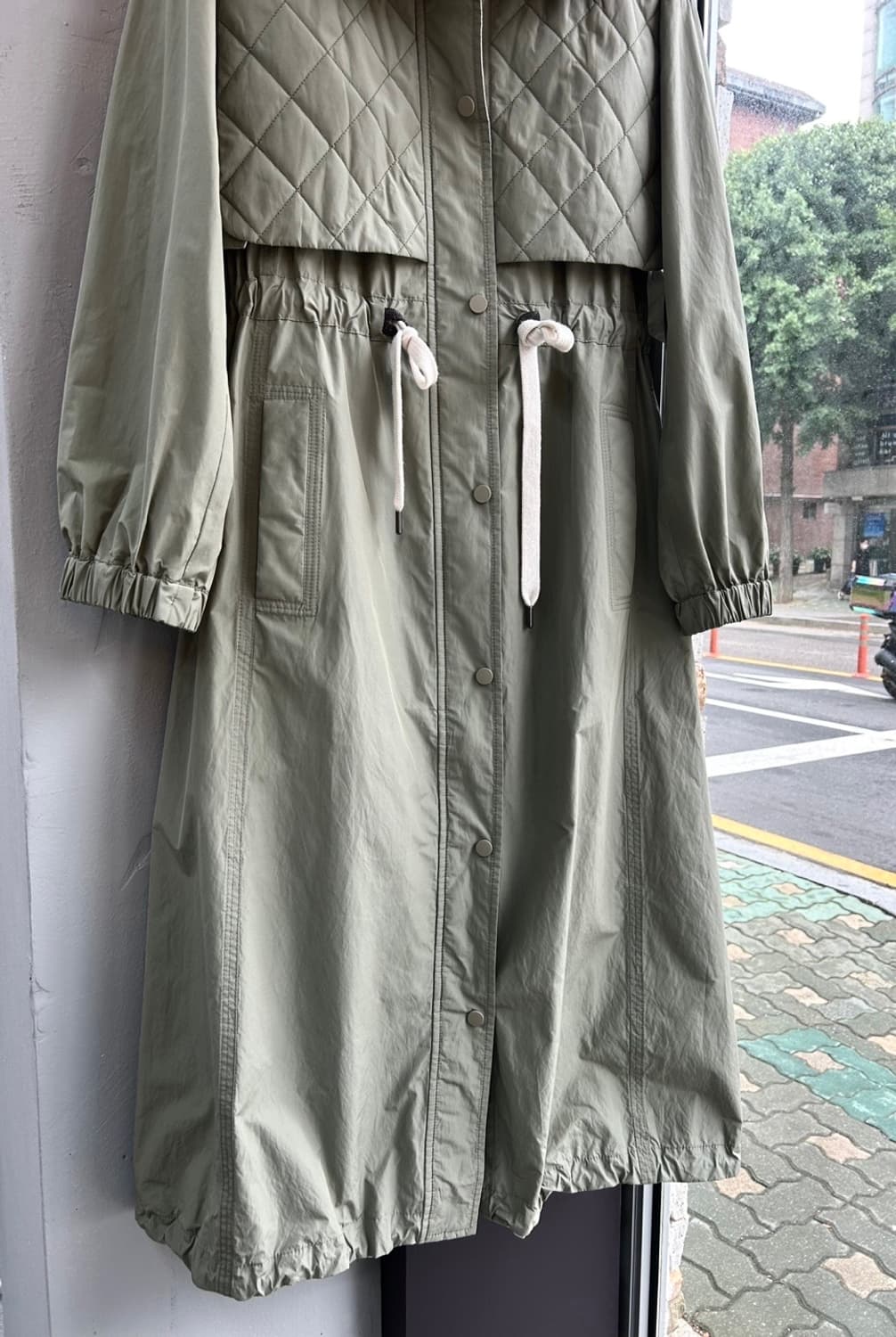 55~66/ 브루넬로 쿠치넬리 24FW 퀼팅 하이브리드 코트 상품이미지6